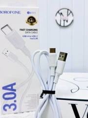Cáp sạc nhanh 3A BOROFONE BX111 cáp usb ra Type C chính hãng Loại 1 (2)