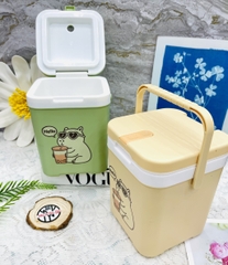 BÌNH GIỮ NHIỆT, BÌNH ĐÁ 1L5 MẪU VUÔNG CÓ CHỔ GIM ỐNG HÚT (3)