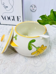 HŨ ĐỰNG DẦU MỠ MẪU HOA HOẠ TIẾT 800ml (6)