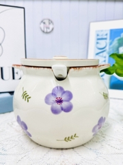 HŨ ĐỰNG DẦU MỠ MẪU HOA LÁ 1400ml (9)