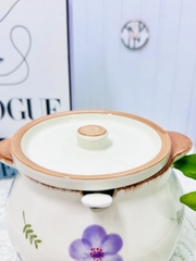 HŨ ĐỰNG DẦU MỠ MẪU HOA LÁ 1400ml (9)