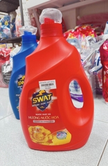 CAN NƯỚC GIẶT XẢ SWAT 3,3Kg (Dưỡng Vải Chống Nhăn, Phơi Trong Nhà)