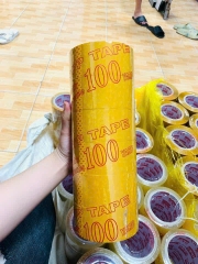 BĂNG KEO 100 YA DÀY MÀU ĐỤC & TRONG ,(Ko CK) '