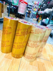 BĂNG KEO 100 YA DÀY MÀU ĐỤC & TRONG ,(Ko CK) '