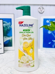 Sữa Tắm HAZELINE Hương SỮA GẠO HOA Nhài 3X 800g (KO ÁP DỤNG GIẢM 10% TTĐ)