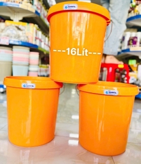 Thùng Bê, Xô Nhựa Vàng 16L Nguyên Ba , Dầy Nặng (5)