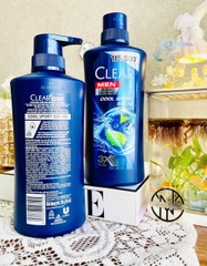 CHAI DẦU GỘI CLEAR MEN 350g BẠC HÀ 3X SẠCH GẦU (5)