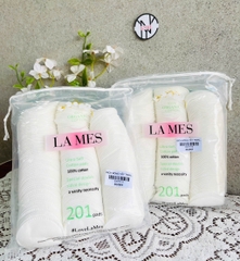 BỊCH BÔNG TẨY TRANG LAMES 201 MIẾNG (2)