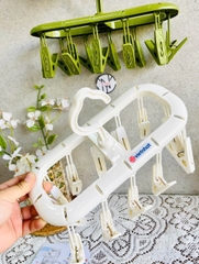MÓC TREO 12 KẸP PHƠI QUẦN ÁO VIỆT NHẬT