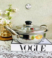 Nồi INOX ĐÁY BẰNG CTY THUÝ MINH 22CM (3)