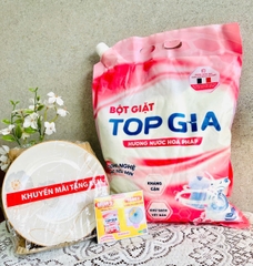 KM TÚI BỘT GIẶT 3.3kg TOPGIA CHÍNH HÃNG TẶNG 1 DĨA 00078 (10)