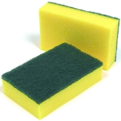 KM (10 TẶNG 5) BỌT BIỂN RỬA CHÉN MÀU XANH ( KO Ck)