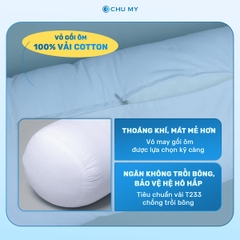 Thumbnail Ruột Gối Ôm Khách Sạn 5 Sao Microfiber D40x100cm 3
