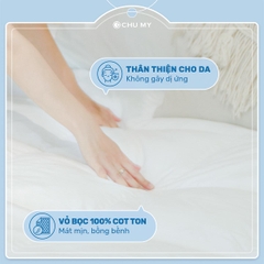 Thumbnail Nệm Topper Microfiber 7–10cm, Cotton T233, dây chun 4 góc (1m–2m2) | CHU MY 4