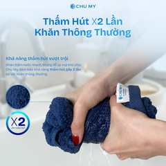 Thumbnail Khăn Gội Màu Cotton 35x80cm CHU MY 5