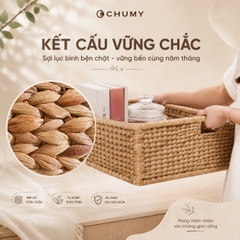 Thumbnail Khay Lục Bình Tự Nhiên Đựng Đồ Decor Bền Đẹp, Đa Năng 6