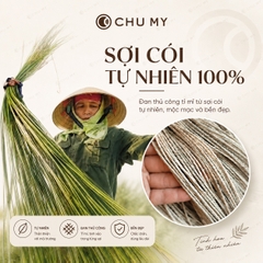Thumbnail Thùng Cói Đa Năng Có Vải Lót – Giỏ Đựng Đồ Tự Nhiên Bền Đẹp 6