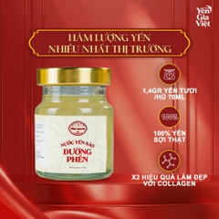 Nước Yến Sào Đường Phèn 70ml - Hộp 6 Hũ