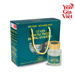 Tổ Yến Chưng Thật Đường Ăn Kiêng 75ml - Hộp 6 Hũ