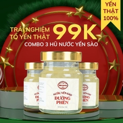 Combo 3 Hũ Nước Yến Sào Đường Phèn 70ml