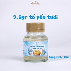 [Set 6 hũ 7.5g Yến Tươi] Tổ Yến Chưng Thật cho bé Yến Gia Việt cao cấp, giúp tăng cường đề kháng, ăn ngon - hũ 75ml