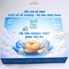 [Set 6 hũ 7.5g Yến Tươi] Tổ Yến Chưng Thật cho bé Yến Gia Việt cao cấp, giúp tăng cường đề kháng, ăn ngon - hũ 75ml