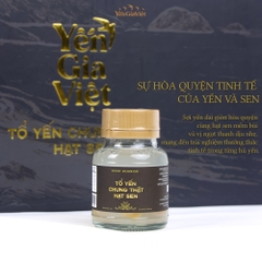 Tổ Yến Chưng Thật Hạt Sen 75ml - Hộp 6 hũ