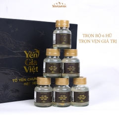 Tổ Yến Chưng Thật Hạt Sen 75ml - Hộp 6 hũ