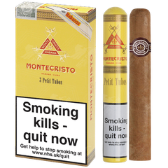 <b>Montecristo Petit Tubos</b><br>Hộp 3 điếu | 5⅛ x 42