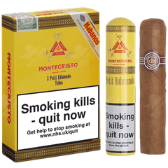 <b>Montecristo Petit Edmundo Tubos</b><br>Hộp 3 điếu | 4⅜ x 52