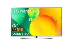 Smart Tivi NanoCell LG 4K 75 inch 75NANO76SQA | Hàng chính hãng