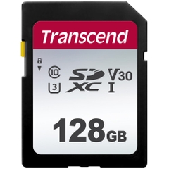 Thẻ nhớ Transcend 128GB SD Card 300S | Hàng chính hãng