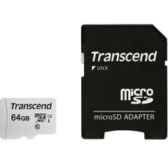 Thẻ nhớ Transcend 64GB 300S TS64GUSD300S-A | Hàng chính hãng