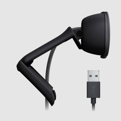 Webcam Logitech Brio 100 1080p full HD- Màu đen | Hàng chính hãng