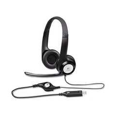 Tai nghe Logitech H390 USB Computer Headset / black 981-000485 | Hàng chính hãng