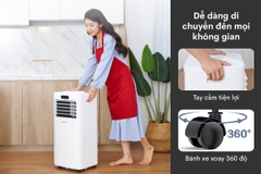 Fujihome PAC09 – máy lạnh di động 9000BTU 4 trong 1 cho phòng 15–20m²