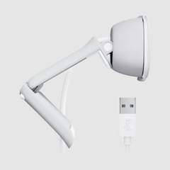 Webcam Logitech Brio 100 1080p full HD- Màu trắng | Hàng chính hãng