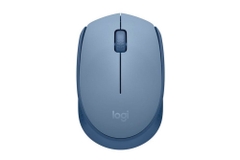 (MOUSE) LOGITECH M171 WIRELESS/XANH XÁM (BLUE GREY) - 910-006869 | Hàng chính hãng