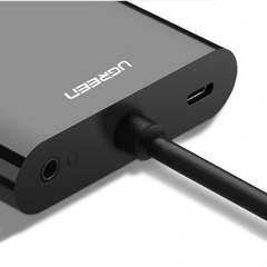 Cáp HDMI To HDMI/VGA + Audio 3.5mm Ugreen 40744 (Nguồn Micro USB 5V) | Hàng chính hãng