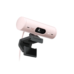 Webcam máy tính Logitech Brio 500 Pink 960-001433 | Hàng chính hãng
