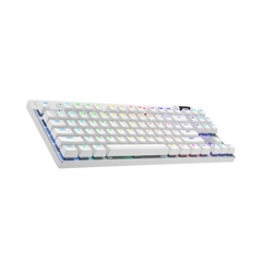Bàn phím Gaming không dây Logitech Pro X TKL Lightspeed Màu Trắng Tactile Switch _ 920-012149 | Hàng chính hãng