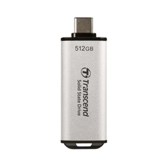 Copy of Ổ CỨNG DI ĐỘNG PORTABLE SSD 512GB TRANSCEND ESD300C (SILVER) | Hàng chính hãng