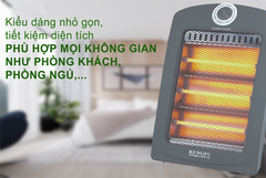 Đèn sưởi hồng ngoại Kungfu KF-SHN03 | Hàng chính hãng