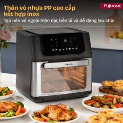 Nồi chiên không dầu cỡ lớn Fujihome A16D 16L – lò quay cho nhà đông người