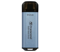Ổ CỨNG DI ĐỘNG PORTABLE SSD 512GB TRANSCEND ESD300C (BLUE) | Hàng chính hãng