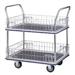 Xe đẩy hàng 2 tầng có lưới bảo vệ SUMO HB-220M | Hàng chính hãng