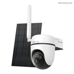 Bộ camera 4G năng lượng mặt trời Tapo C615G Kit 2K xoay/nghiêng - Nhà xưởng, vườn cây, công trình ngoài trời không có Wi-Fi