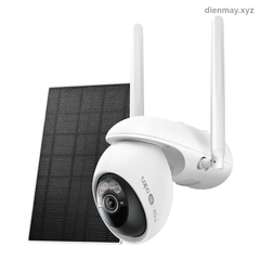 Bộ camera 4G năng lượng mặt trời Tapo C665G Kit 4K xoay/nghiêng - Công trình, trang trại, nhà vườn không có điện và mạng cố định