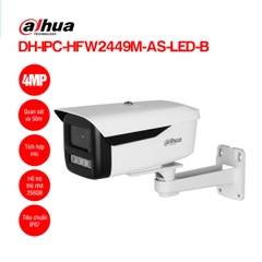 Camera IP 4MP DAHUA DH-IPC-HFW2449M-AS-LED-B | Hàng chính hãng