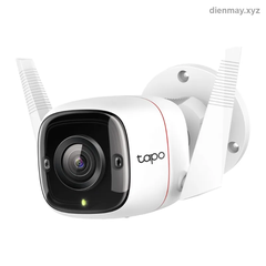 Camera Wi-Fi an ninh ngoài trời Tapo TC65 3MP chống thời tiết IP66 - Sân vườn, cổng nhà, cửa hàng cần camera ngoài trời 3MP chống thời tiết